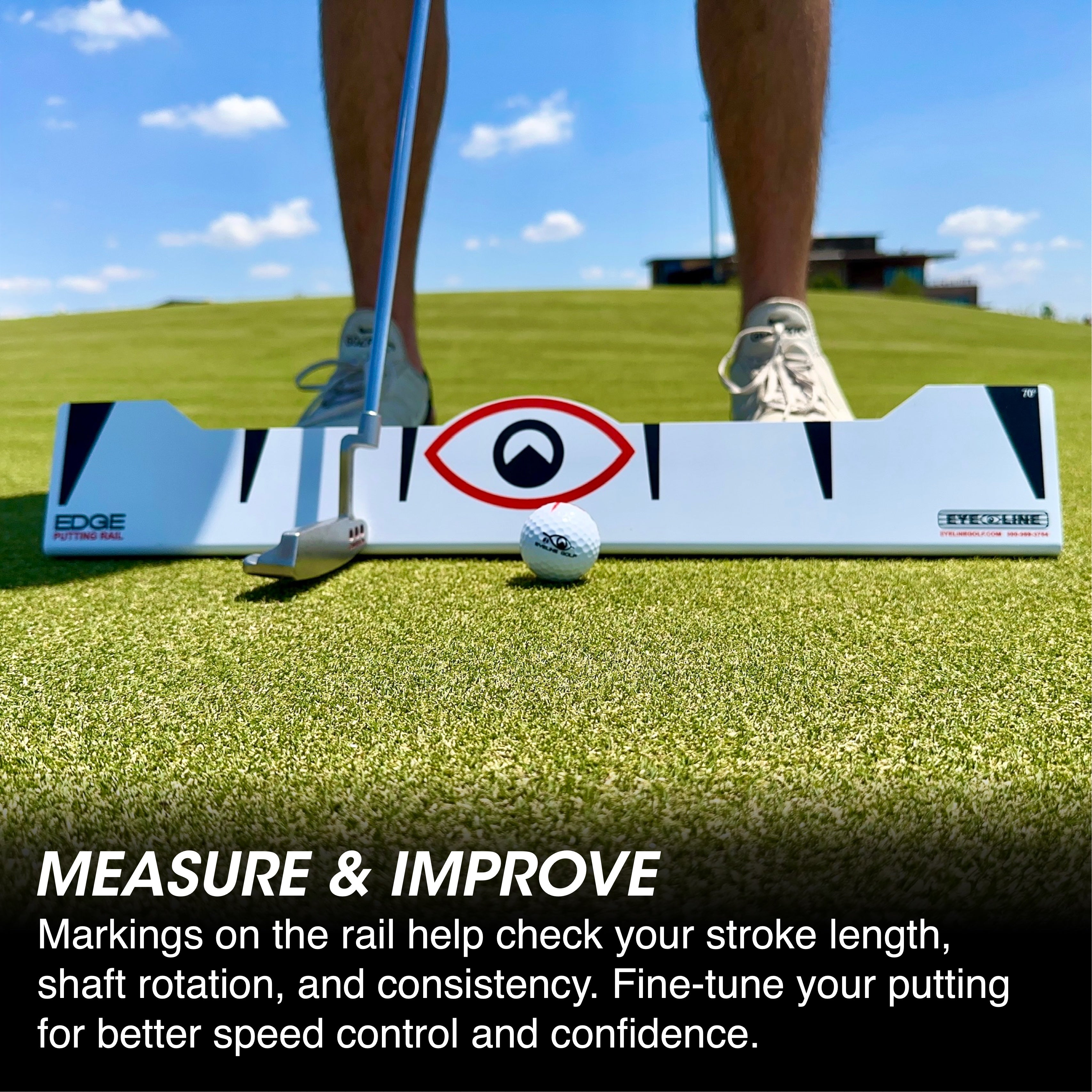 Edge Putting Rail 70° - OPEN BOX/DEMO UNITS