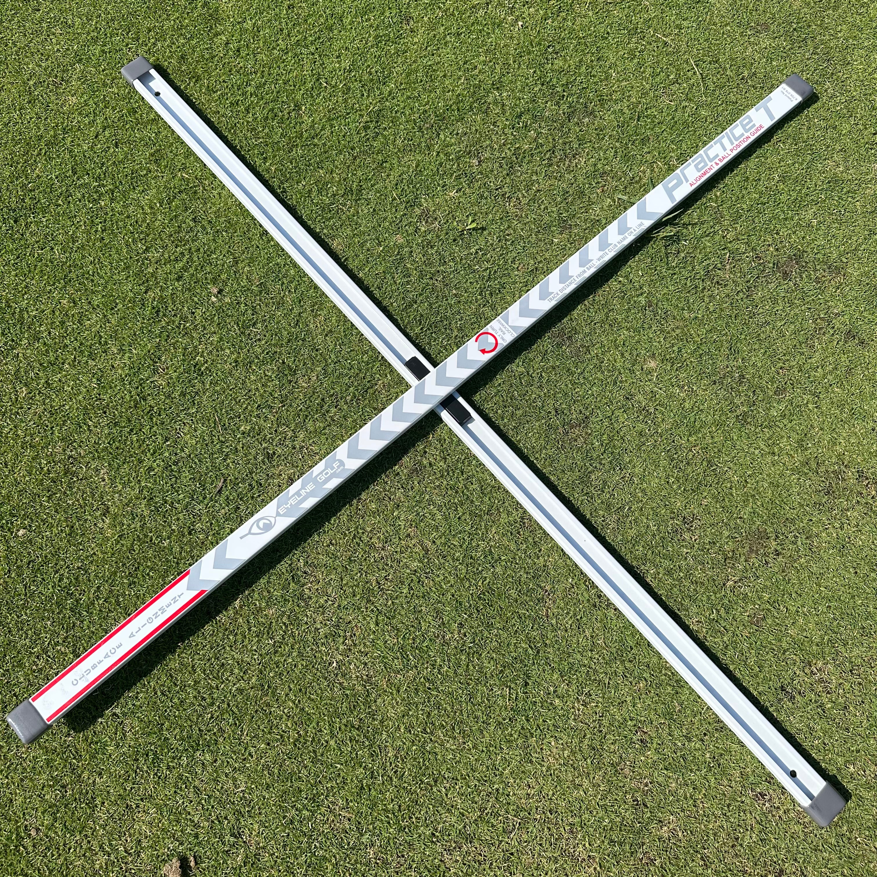 Practice-T Alignment & Ball Position Guide (White)