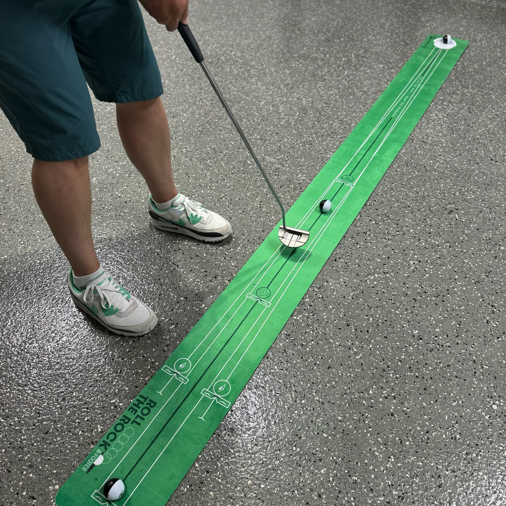 Putting Box Roll the Rock 8 Foot Putting Mat - OPEN BOX/DEMO UNITS