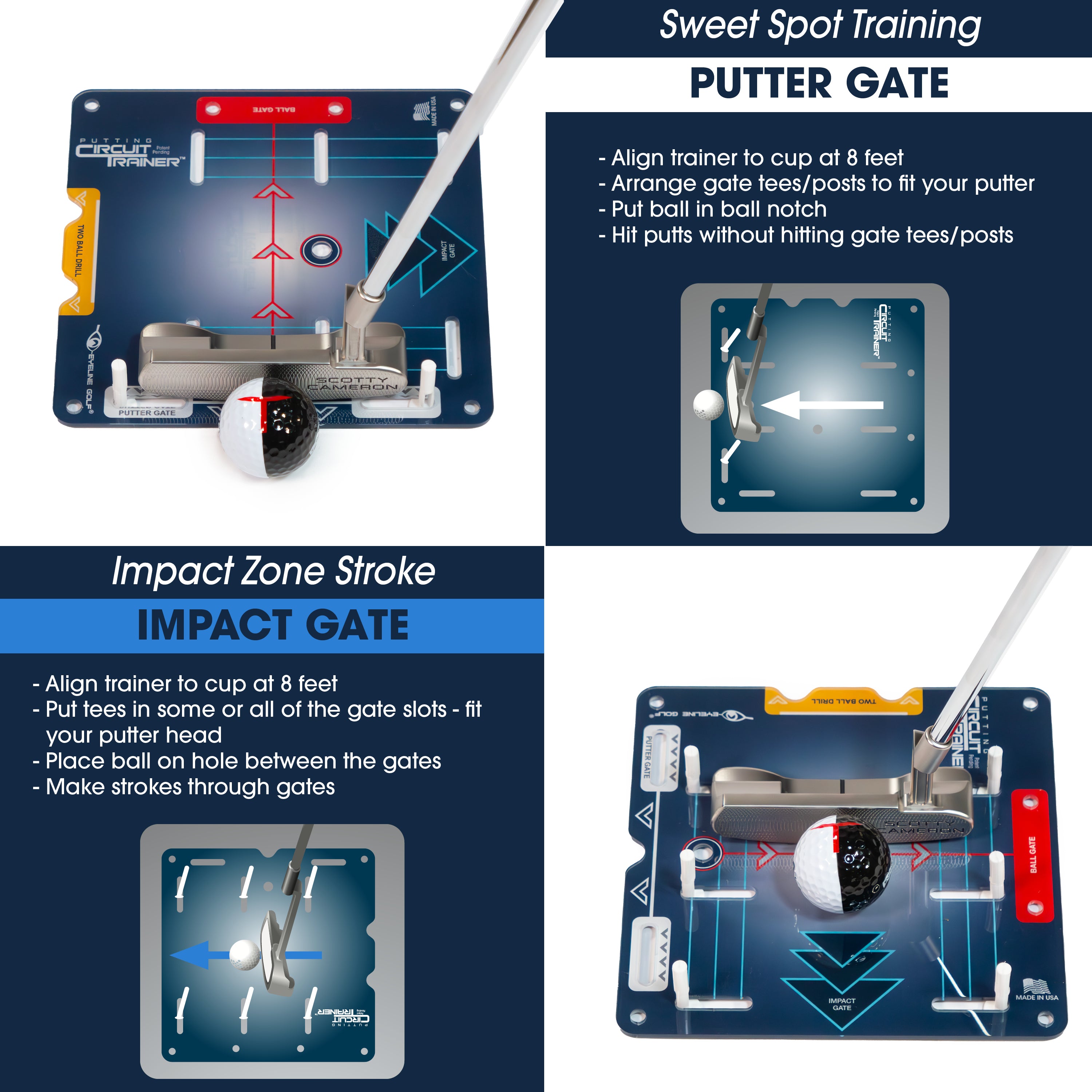 PUTTING CIRCUIT TRAINER - BLUE TRAINER