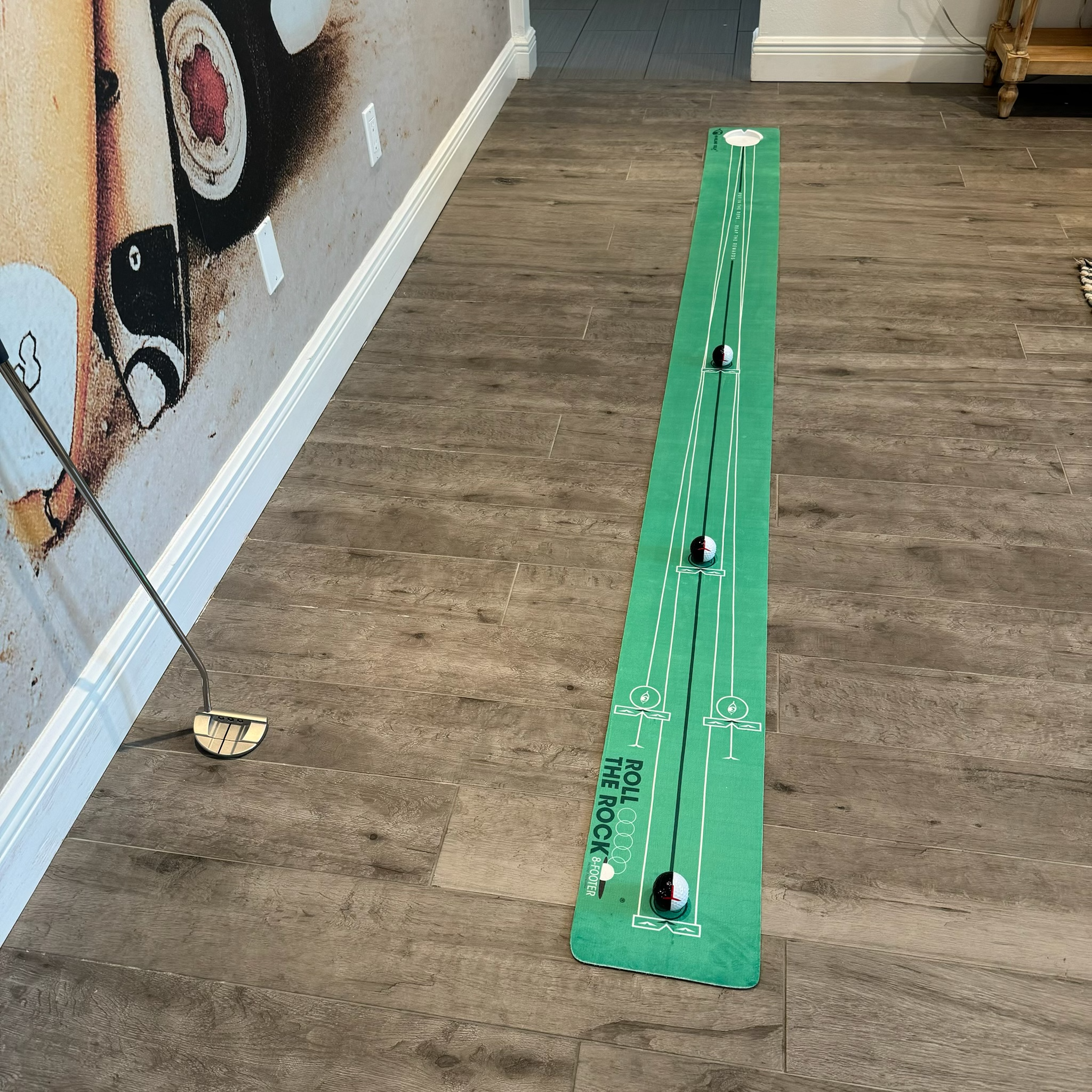 ROLL THE ROCK PUTTING MAT - 8 FOOTER