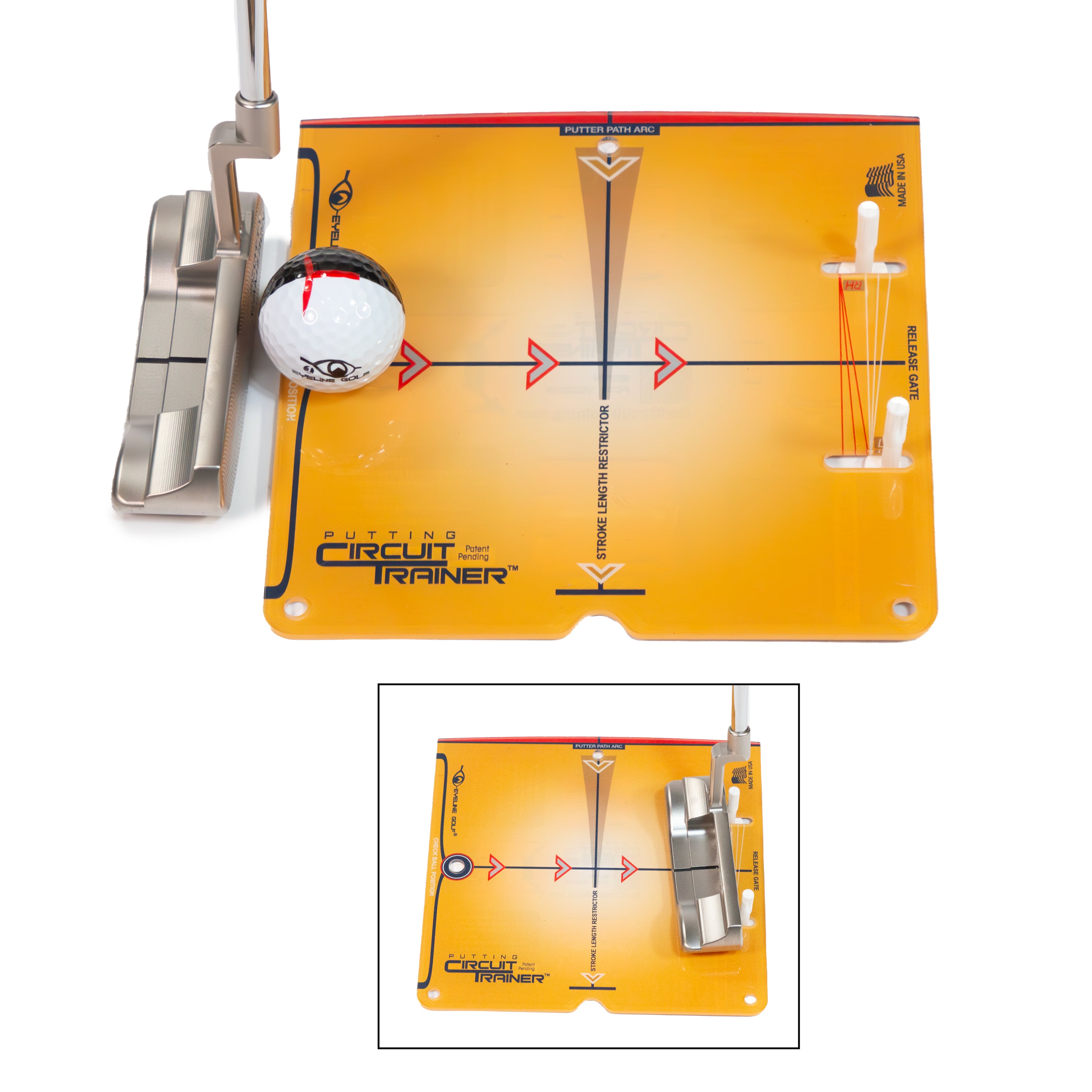 PUTTING CIRCUIT TRAINER - YELLOW TRAINER