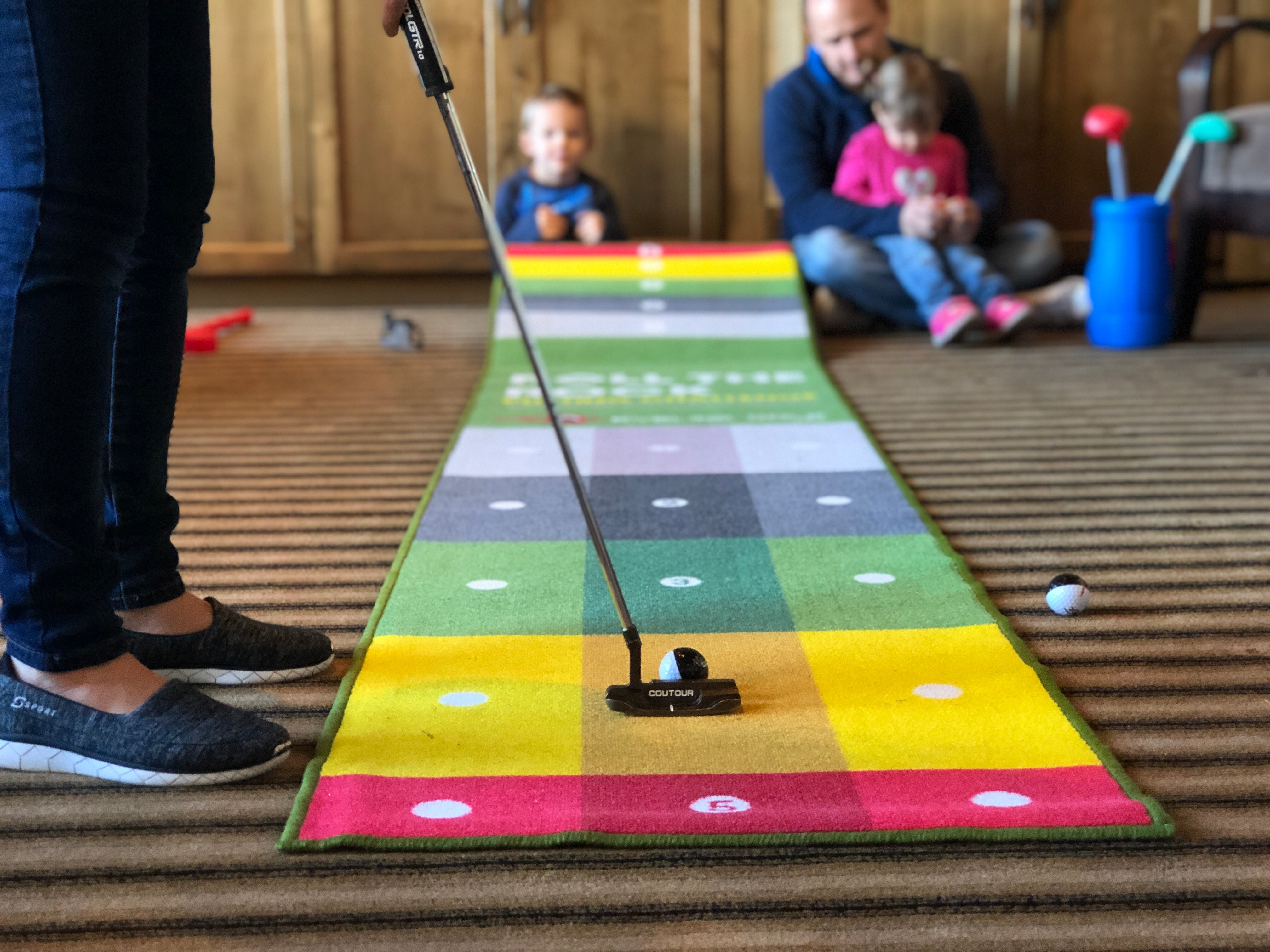 Roll the Rock Putting Challenge Mat (10'x2')