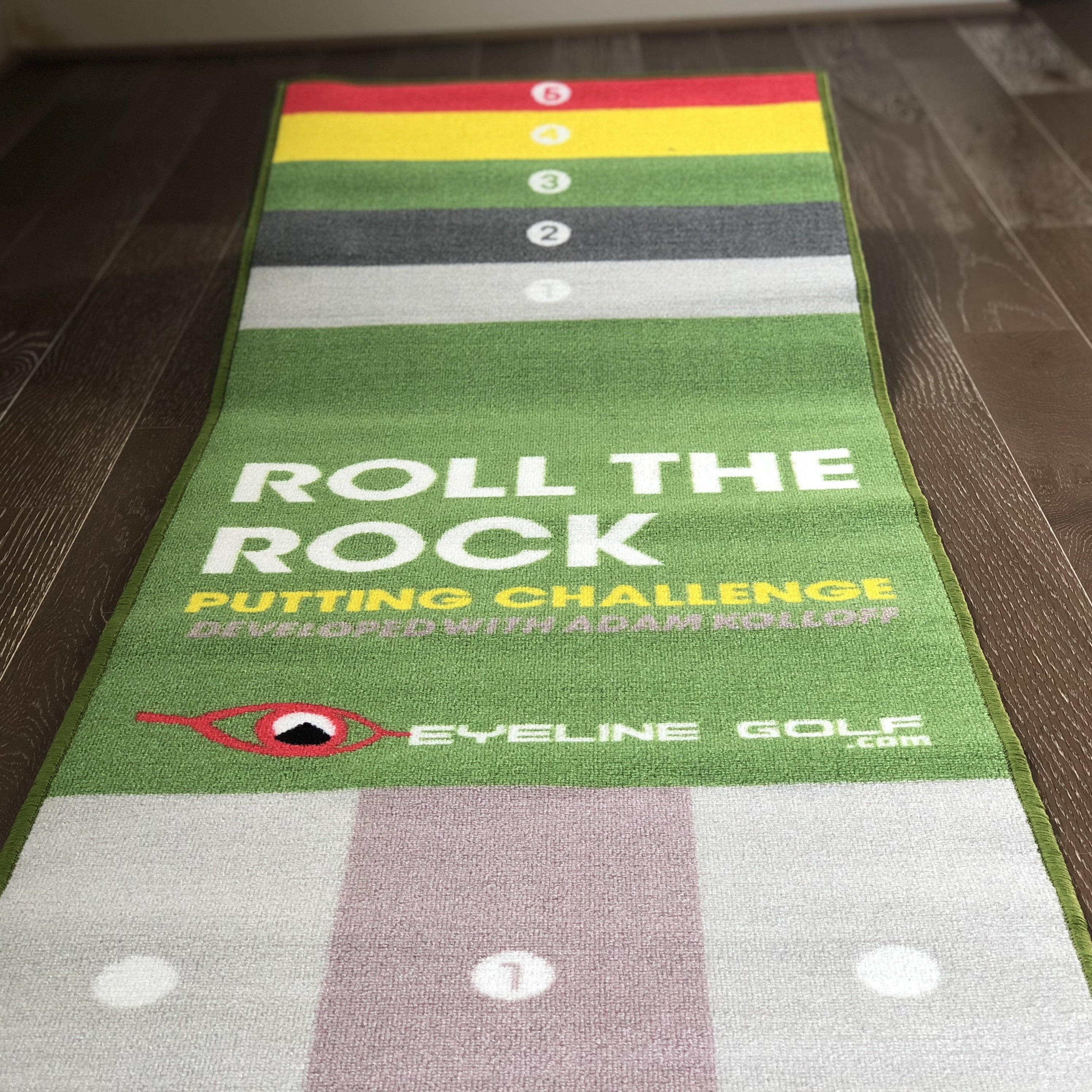 Roll the Rock Putting Challenge Mat (10'x2') – EyeLine Golf