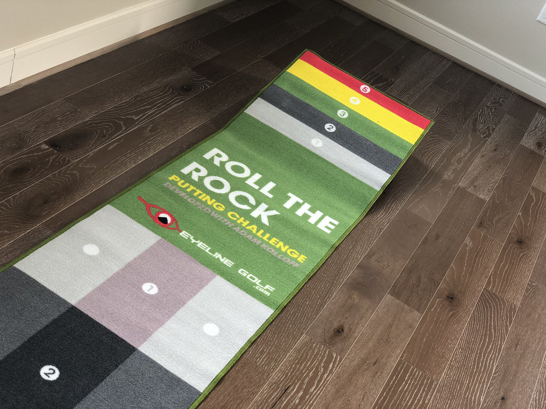 Roll the Rock Putting Challenge Mat (10'x2') – EyeLine Golf